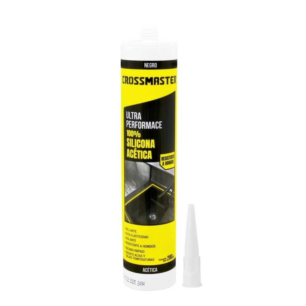 (BB) SILICONA ACETICA NEGRO 280 ML
