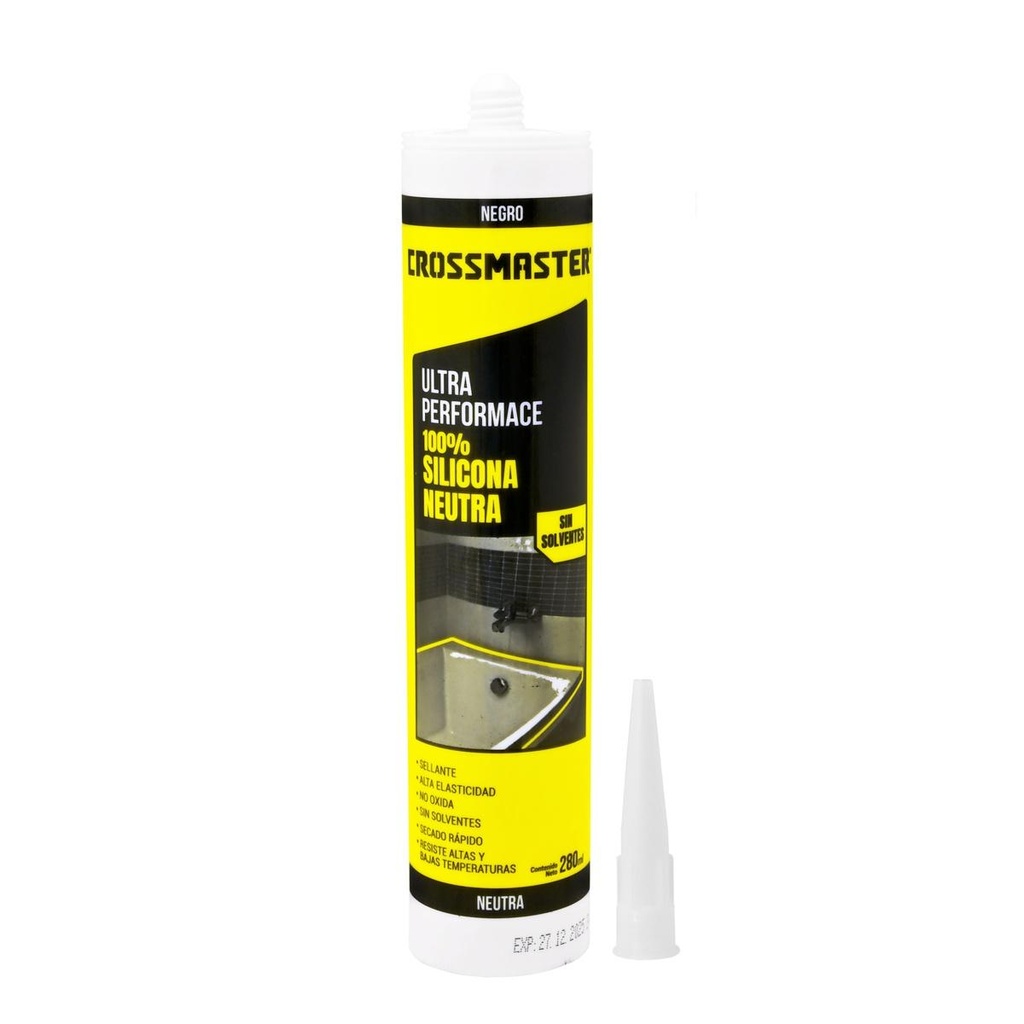 (BB) SILICONA NEUTRA NEGRO 280 ML