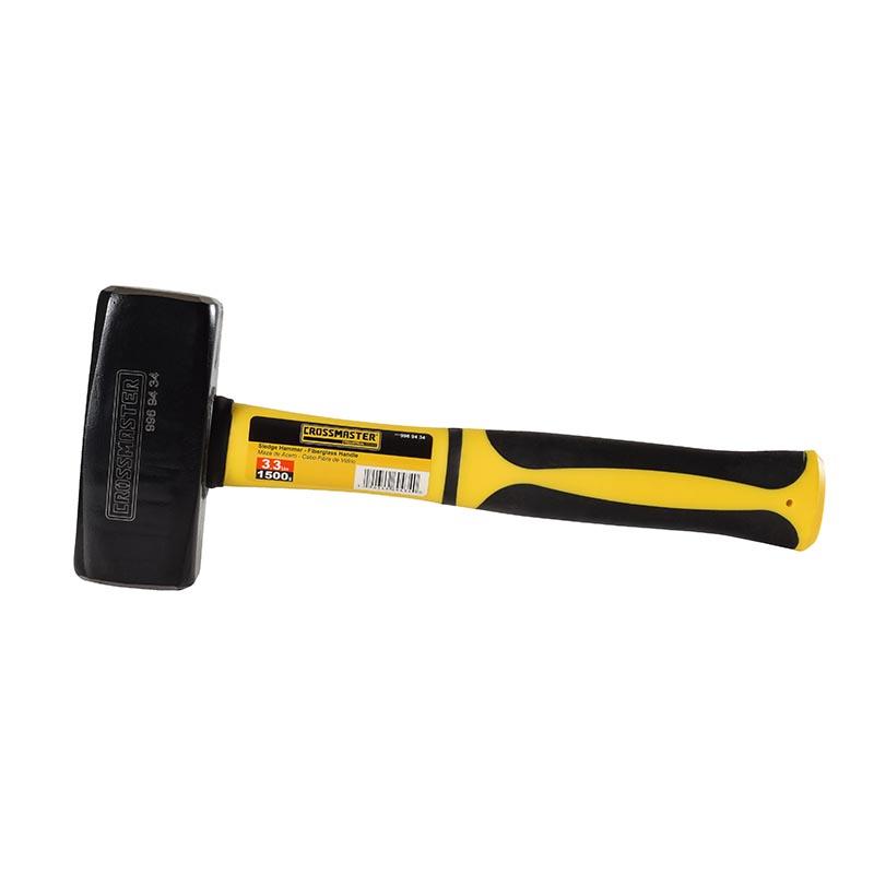 (BB) MAZA ACERO CABO FIBRA VIDRIO 1500g