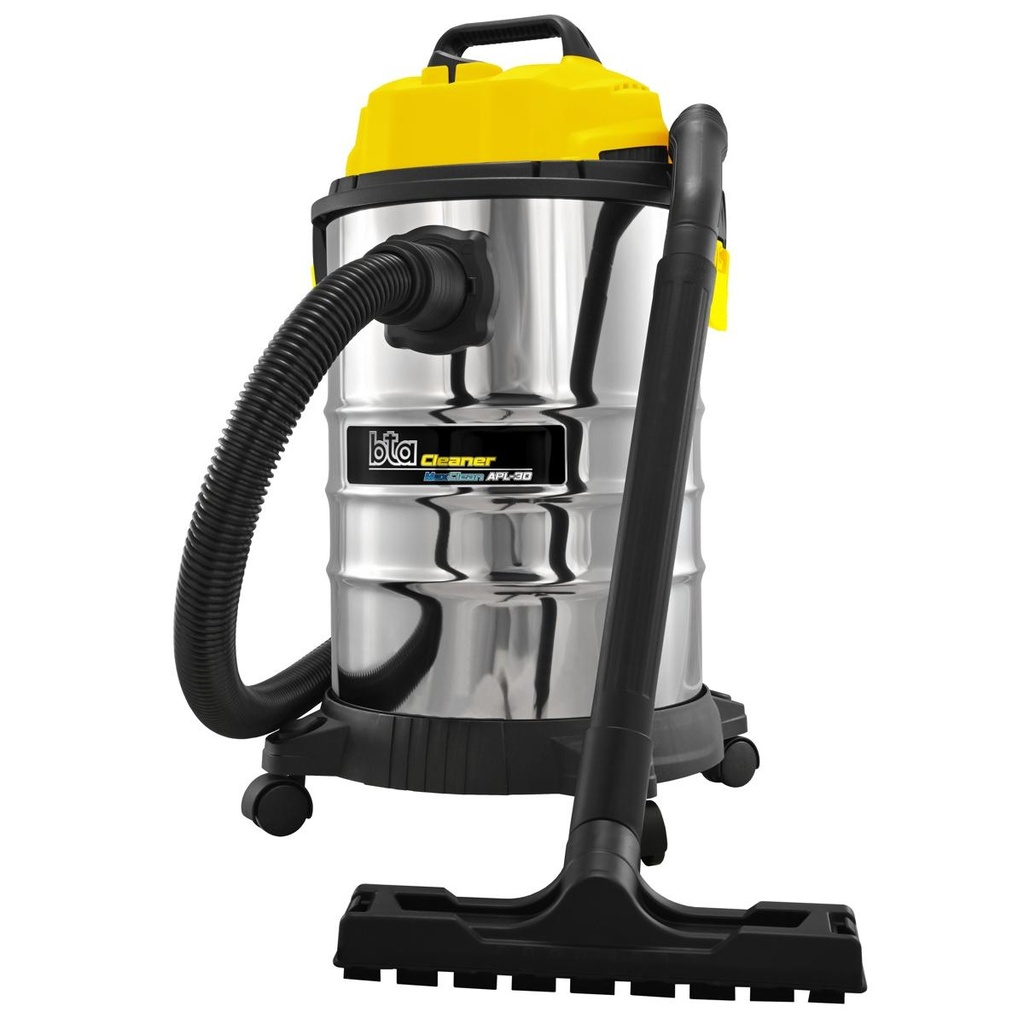 (BB) ASPIRADORA BTA POLVO LIQUIDO ACERO INOXIDABLE 30 L