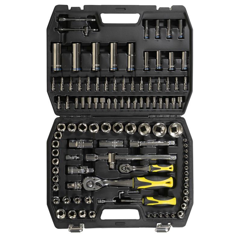 (BB) JUEGO BOCALLAVES 110 PIEZAS 1/4"-1/2"