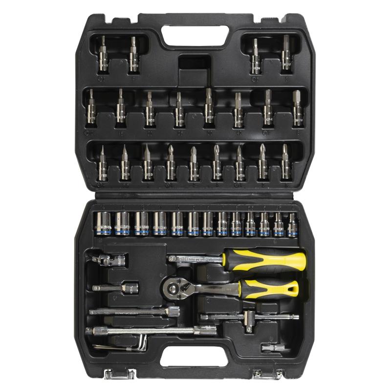 (BB) JUEGO BOCALLAVES 45 PIEZAS METRICAS - 1/4"