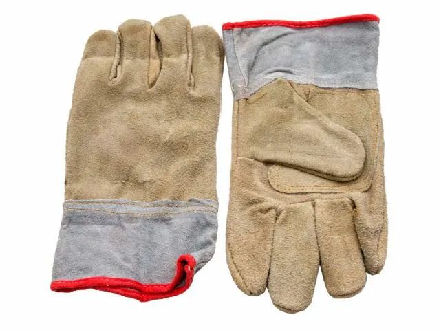 (AC) GUANTES DE CUERO DESCARNE AMARILLO LARGOS