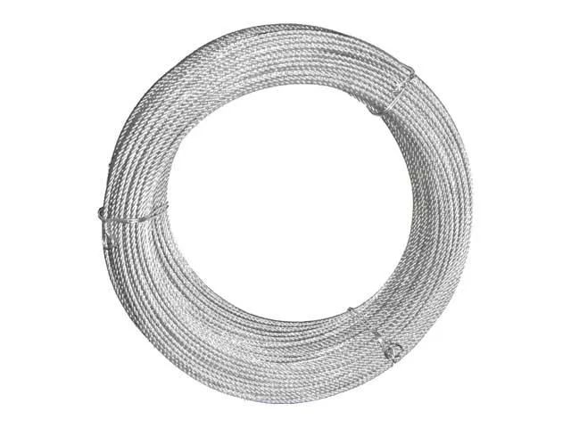 (AC) CABLE ACERO FORRADO EN PVC CRISTAL X 1 MTS