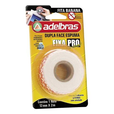 (GP) CINTA ADELBRAS - DOBLE FAZ ESPUMA 12mmx2m