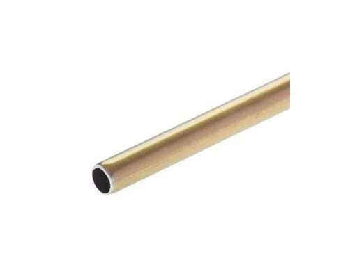 [AC2151] (AC) CAÑO HIERRO ZINC P/CORTINA 5/8" X 4 MTS DORADO