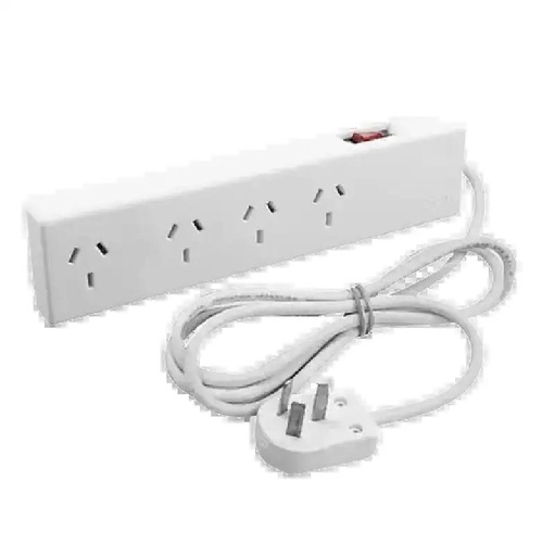 [AC3266] (AC) ALARGUE DE 5 MTS 5 TOMAS C/TECLA VR PLAST