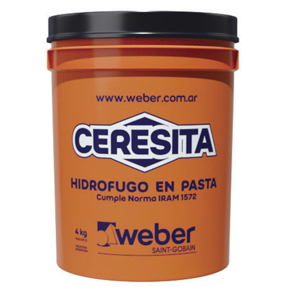 [W1000320] (FE) CERESITA HIDROFUGO INORGANICO+ORGANICO 4 kg blanco