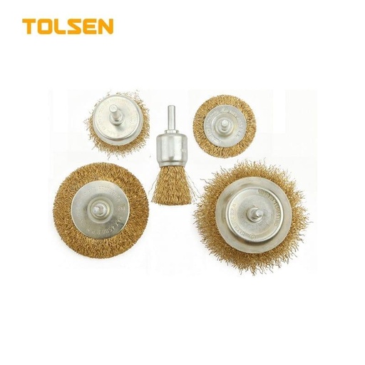 [77552] (TOL) JUEGO CEPILLO ACERO 5PZAS IND