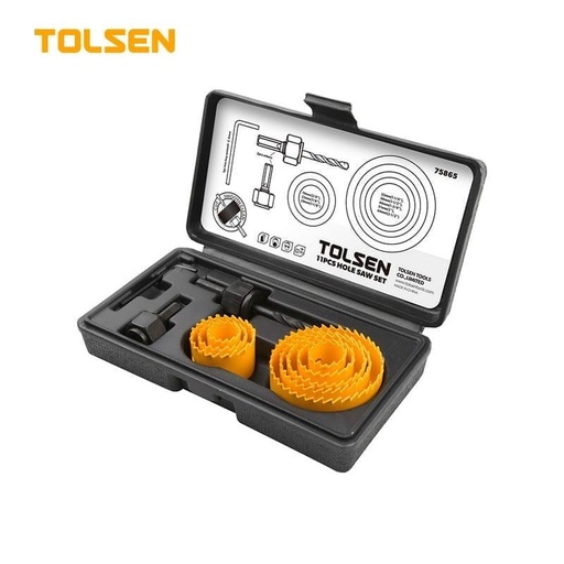 [75865] (TOL) SIERRA COPA 11 PIEZAS PROFESIONALES 3/4”(19mm), 7/8″(22mm), 1-1/8″(29mm),1-1/4″(32mm), 1-1/2″(38mm), 1-3/4″(44mm), 2″(51mm), 2-1/2″(64mm)
