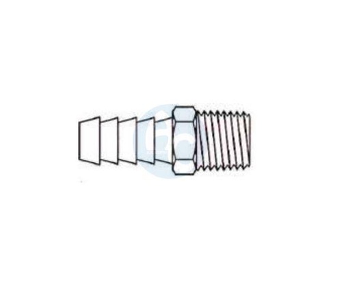 [AG30096] (AGRO) RACORD 1/2 ROSCA MACHO 005-12 MANG 9.5mm