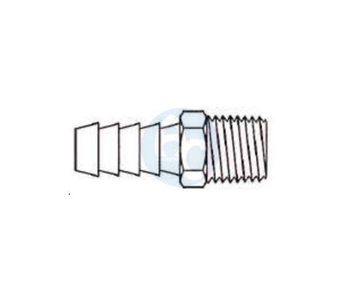 [AG30088] (AGRO) RACORD 1/4 ROSCA MACHO 005-05 MANG 9.5mm