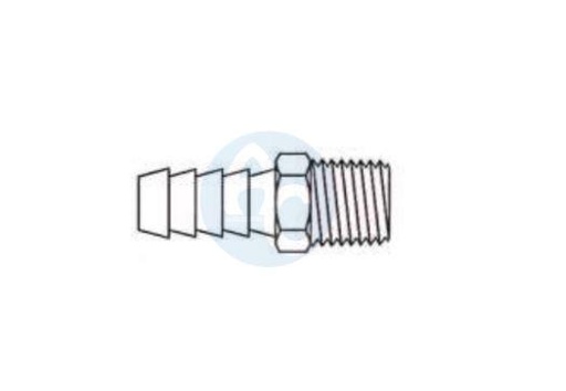 [AG30217] (AGRO) RACORD 1" ROSCA MACHO - 005-23 MANG 25mm