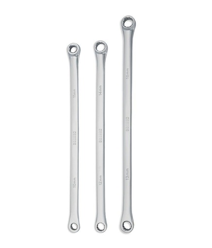 [8053] (BRE) LLAVES ESTRIADAS LARGAS en Juego x 3 Pzs (Correa Poly - V) 10x11 12x14 13x15 mm BREMEN®