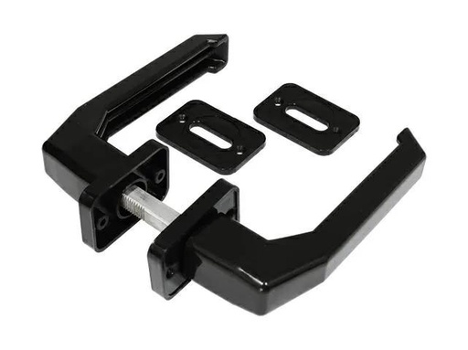 [GP7220] (GP) MANIJA PUERTA PLASTICO NEGRO  "Selffix"