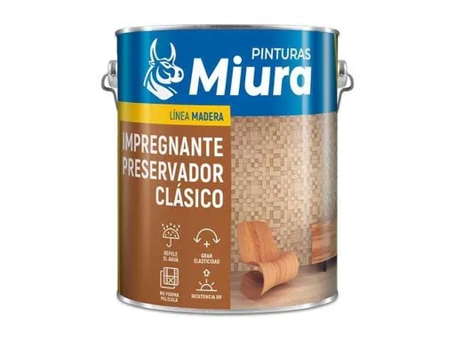 [GP32460] (GP) LINEA MADERA MIURA IMPREGNANTE NATURAL 0.900 LITROS
