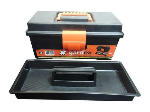 [GP61251] (GP) CAJA HERRAMIENTA GARDEX 13" CON BANDEJA TAPA BAJA