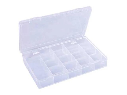 [GP61000] (GP) CAJA ORGANIZADOR PLASTICO 11 D/MOVILES P03 27x15.8x5.5cm