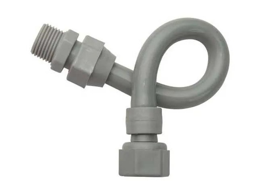 [GP24258] (GP) FLEXIBLE PVC DUKE - 1/2x50cm GRIS C/CONEXION