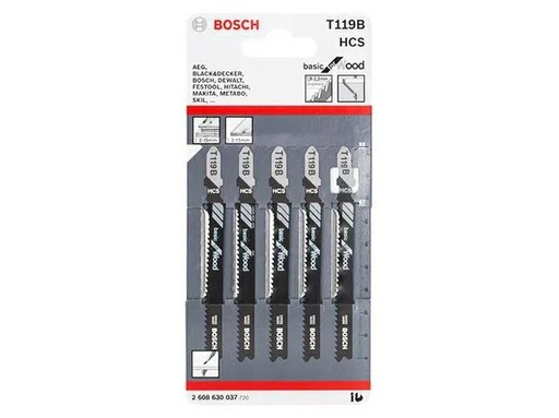 [GP58165] (GP) HOJA CALAR BOSCH T119B MADERA X UNIDAD