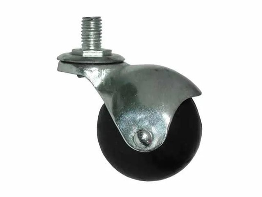[GP5246] (GP) RUEDA PARA MUEBLES - 50mm ESFERA GOMA C/PERNO