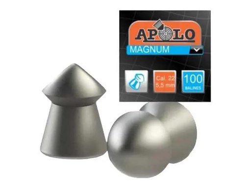 [GP30629] (GP) BALINES APOLO MAGNUM 4.5 X 100 UN. (1 CAJA)