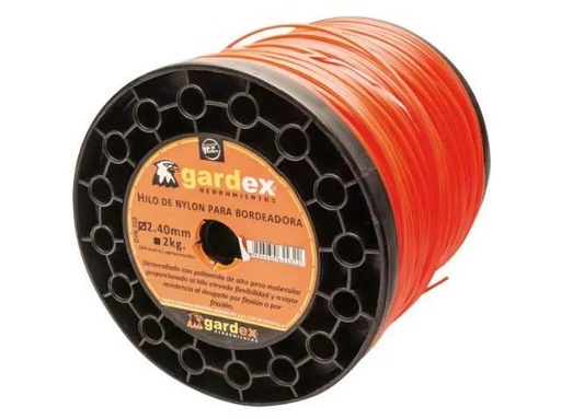 [GP61024-1] (GP) TANZA GARDEX PROFESIONAL CUADRADA 3.0mm. x 1KG (ROLLO CERRADO)