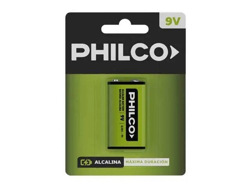 [GP35256] (GP) PHILCO PILAS 9 V BATERIA X 1