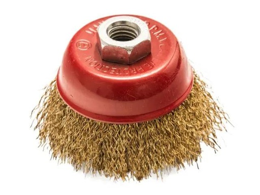 [GP3376] (GP) CEPILLO ACERO GARDEX COPA 100 MM TUERCA 14 MM