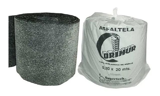 [GP30767] (GP) ASFALTELA CAPA AISLADORA 0.25 x METRO TECHADO