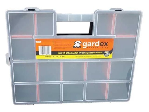 [GP61001] (GP) CAJA ORGANIZADOR PLASTICO MALETIN 17" - 19 D/MOVILES
