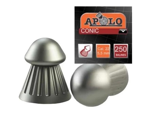 [GP30592] (GP) BALINES APOLOCONICO 4.5 MM X 100 UN. (1 CAJA)
