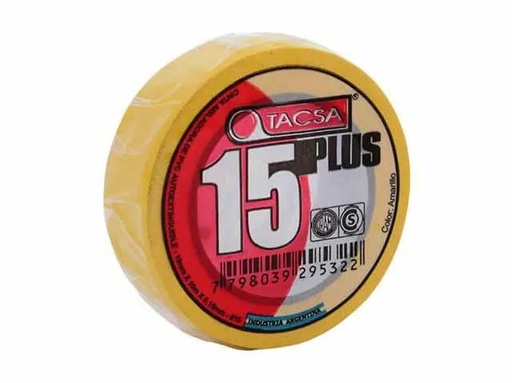 [GP6986] (GP) CINTA AISLADORA AMARILLA 10 METROS X UNIDAD