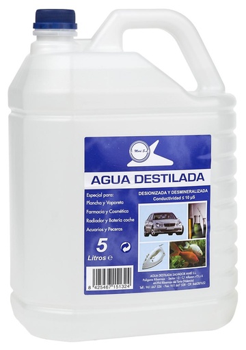 [LA1] (AC) AGUA DESTILADA X 5 LITROS