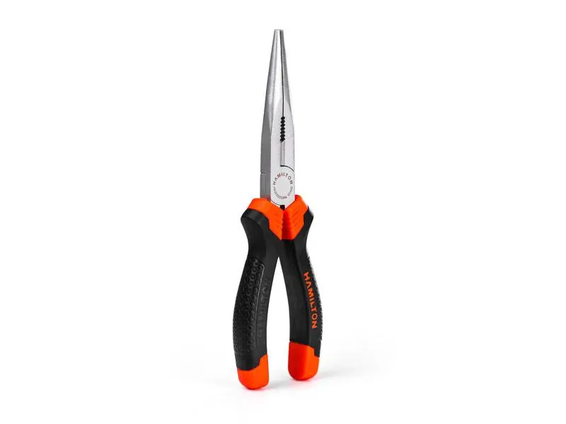[APM80] (HAM) PINZA DE PUNTA M/CAÑA RECTA 8"