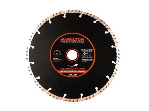 [DM230] (HAM) DISCO DIAMANTADO MULTITURBO 230 MM