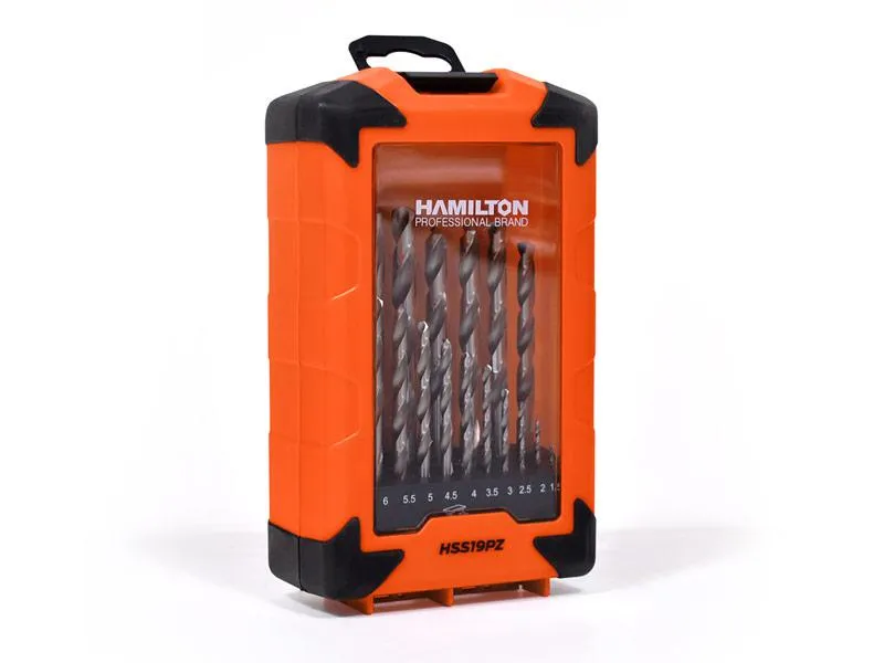 [HSS19PZ] (HAM) BROCA ACERO RAPIDO SET X 19 PIEZAS