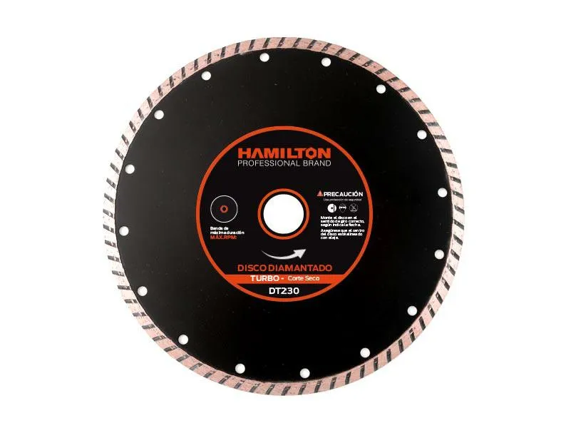 [DT230] (HAM) DISCO DIAMANTADO TURBO 230 MM