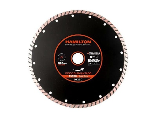 [DT230] (HAM) DISCO DIAMANTADO TURBO 230 MM