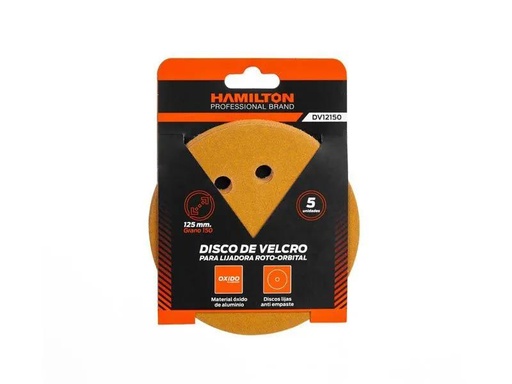 [DV12150] (HAM) DISCO DE VELCRO GRANO 150 (125 MM)