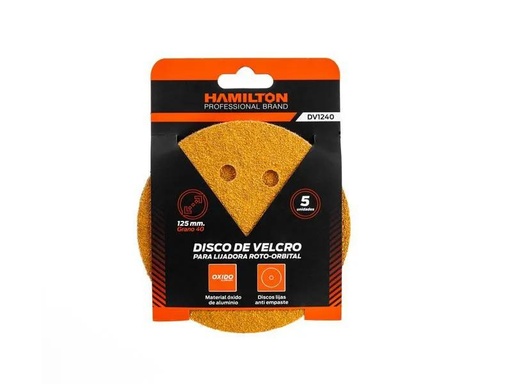 [DV1240] (HAM) DISCO DE VELCRO GRANO 40 (125 MM)