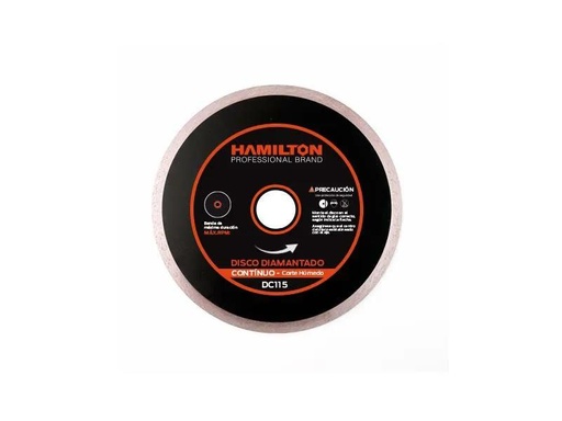 [DC115] (HAM) DISCO DIAMANTADO CONTINUO 115 MM