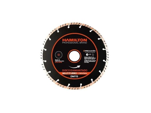 [DM115] (HAM) DISCO DIAMANTADO MULTITURBO 115 MM