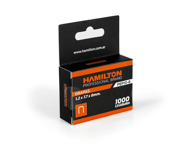[PEP10-8] (HAM) ENGRAPADORA GRAPA P/PEP 7.7X8mm 1000u.