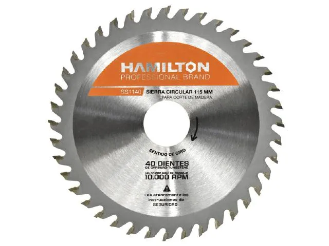 [SS1140] (HAM) SIERRA CIRCULAR 115mm - 40 DIENTES