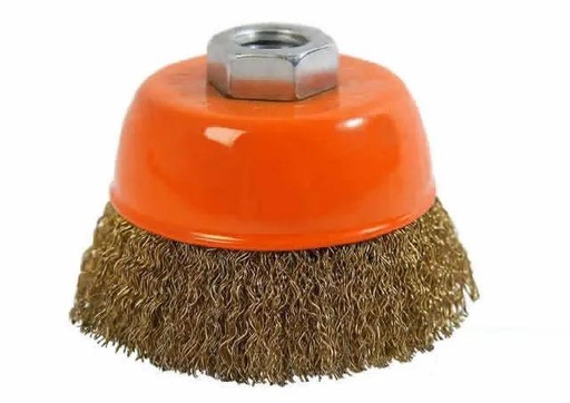 [BPR125] (HAM) CEPILLO COPA RIZADO 125 MM