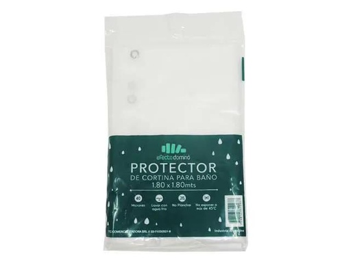 [GP5714] (GP) CORTINA PARA BAÑO PROTECTOR 70 MICRONES