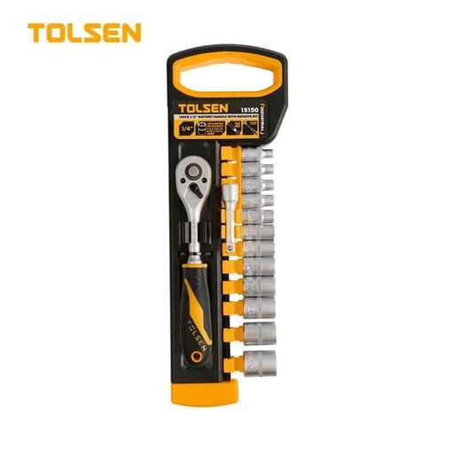 [15150] (TOL) JUEGO BOCALLAVE 1/4" 14 PZAS INDUSTRIAL