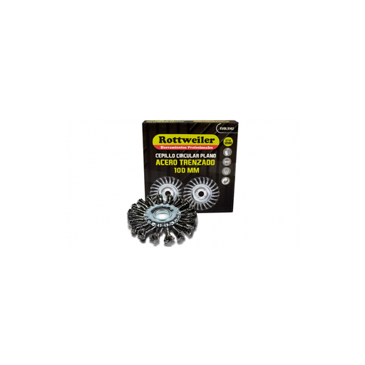 [ME7145] (MALA) CEPILLO CIRCULAR ROTTWEILER PLANO TRENZADO 200MM