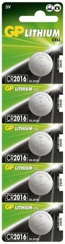 [GP51809] (GP) PILAS GP BOTON CR2016 X UNIDAD